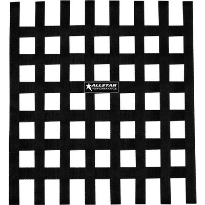 Window Net, SFI 27.1, 1 in Webbing, 18 x 18 in Square, Black ALL10290