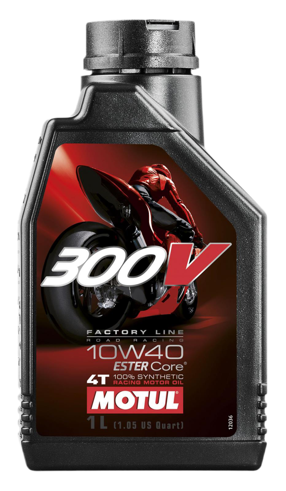 10W40 Motul 300V Synthetic Factory Line Road Racing Motorcycle Oil 104118