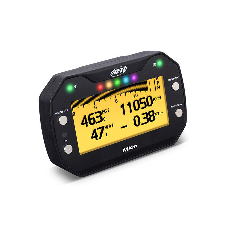 Aim MXM Data Logging Dash Display
