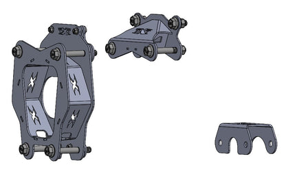 Teixeira Tech Maverick X3 Dual Shear Front Gusset Kit