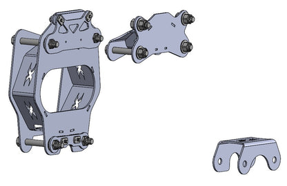 Teixeira Tech Maverick X3 Dual Shear Front Gusset Kit