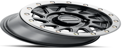Raceline Squad Beadlock Wheels 15X7 4/137 6+1(+38MM) Black / Gunmetal Ring