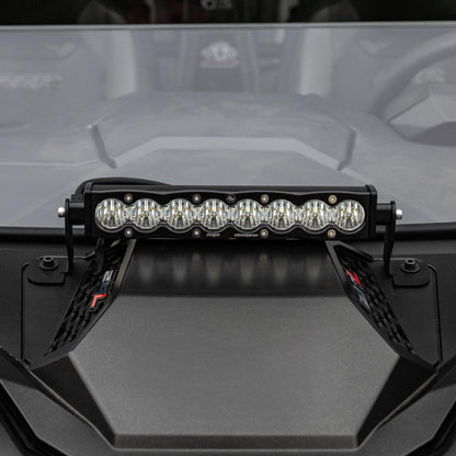 Baja Designs 2025 Polaris RZR Pro-R/S/XP S8 10in Light Bar Hood Mount Kit - Clear