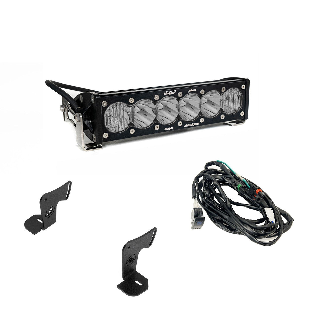 Baja Designs 2025 Polaris RZR Pro-R/S/XP OnX6+ 10in Light Bar Hood Mount Kit - Clear