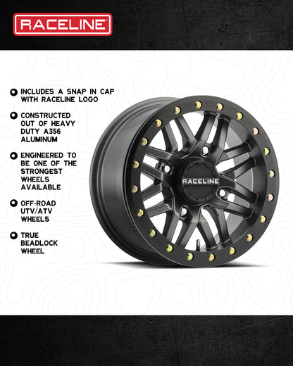 Raceline Wheels A91G - Ryno Beadlock X3