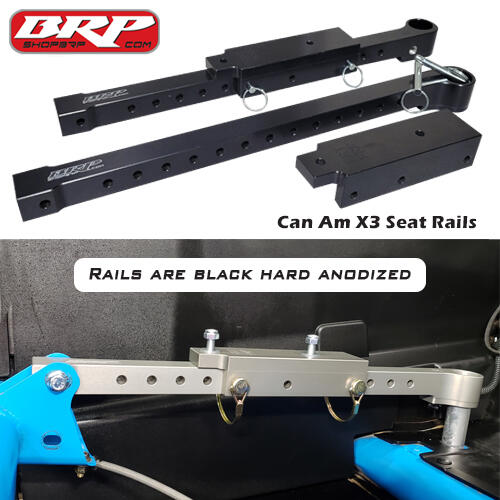 Can Am X3 Billet Seat Rails