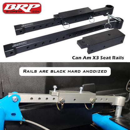 Can Am X3 Billet Seat Rails