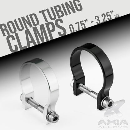 AXIA Roll Cage / Round Tubing Clamps 1.125" BLACK