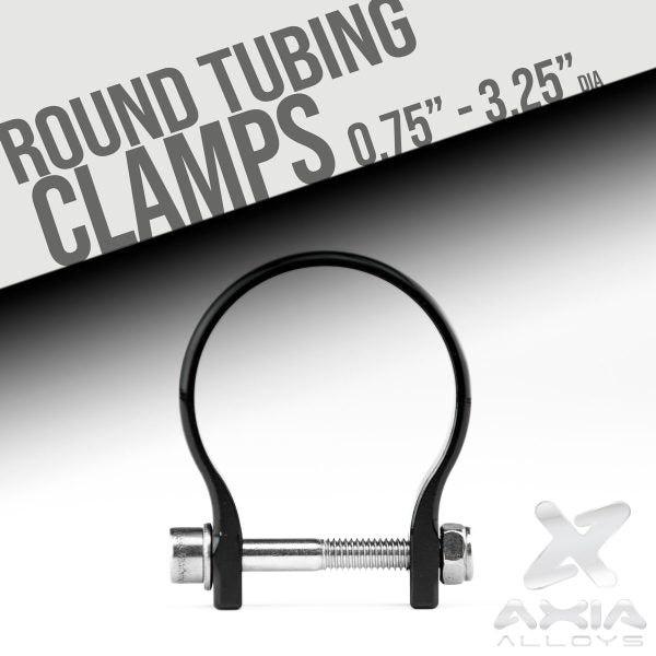 Axia Roll Cage / Round Tubing Clamps 1.75" BLACK