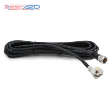 15 Ft Antenna Cable with Removable Mini 3/8 NMO Bulkhead Mount